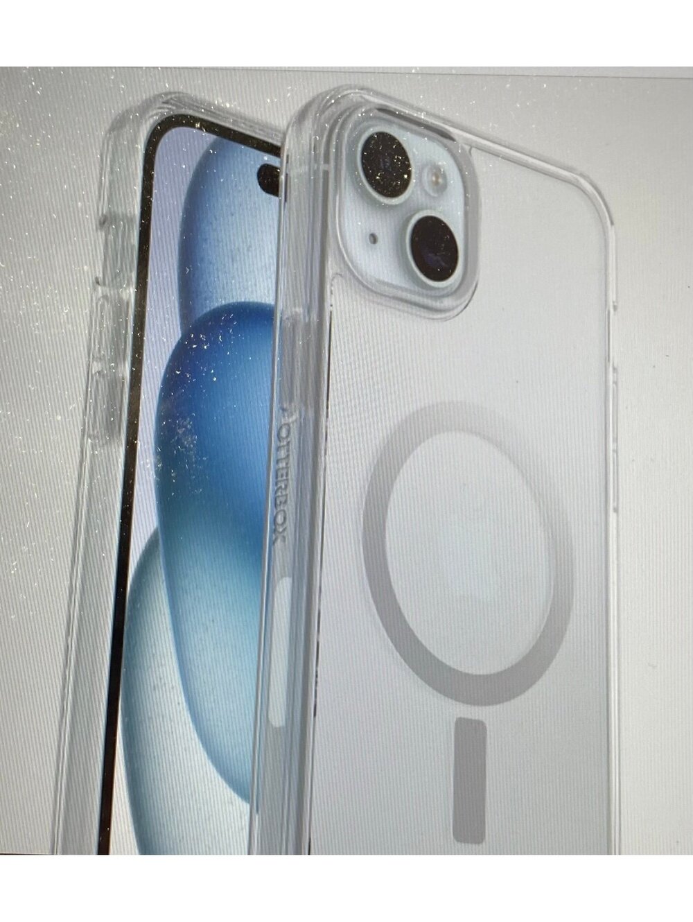 OtterBox Symmetry Series Case for iPhone 15/14 Plus Clear